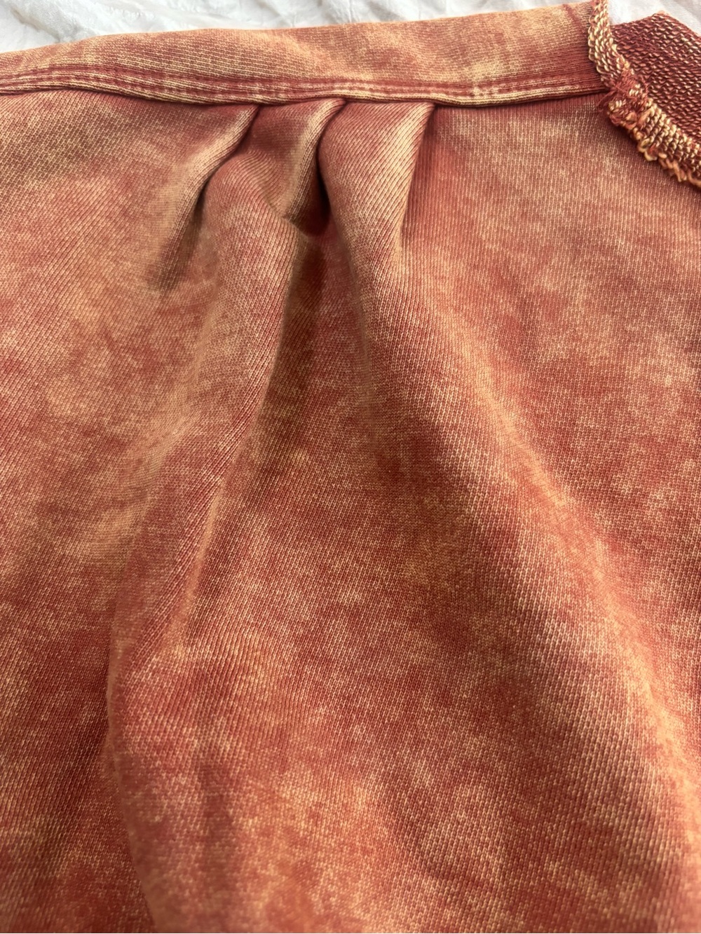 Zenana Acid-Washed Rust Top — Size Large - Picture 5 of 5